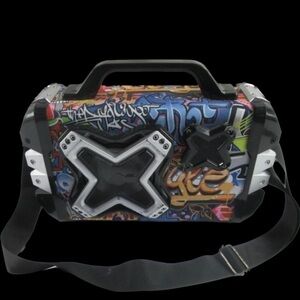 Viwa Graffiti Art Rechargeable Media Player with portable speakers Rare! Vintage